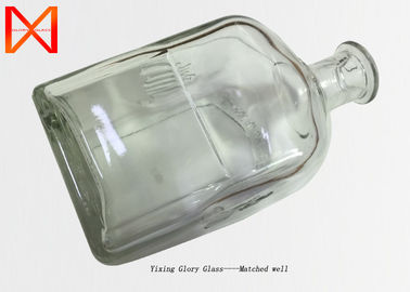 Tequila Blanco Glass Oil Bottles , Refillable Glass Bottles  500ml 700ml 750ml Multiple Capacity
